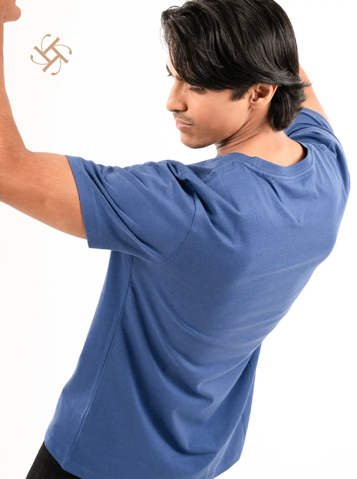 Dark Blue Color Luxury Addition Cotton Tee 2